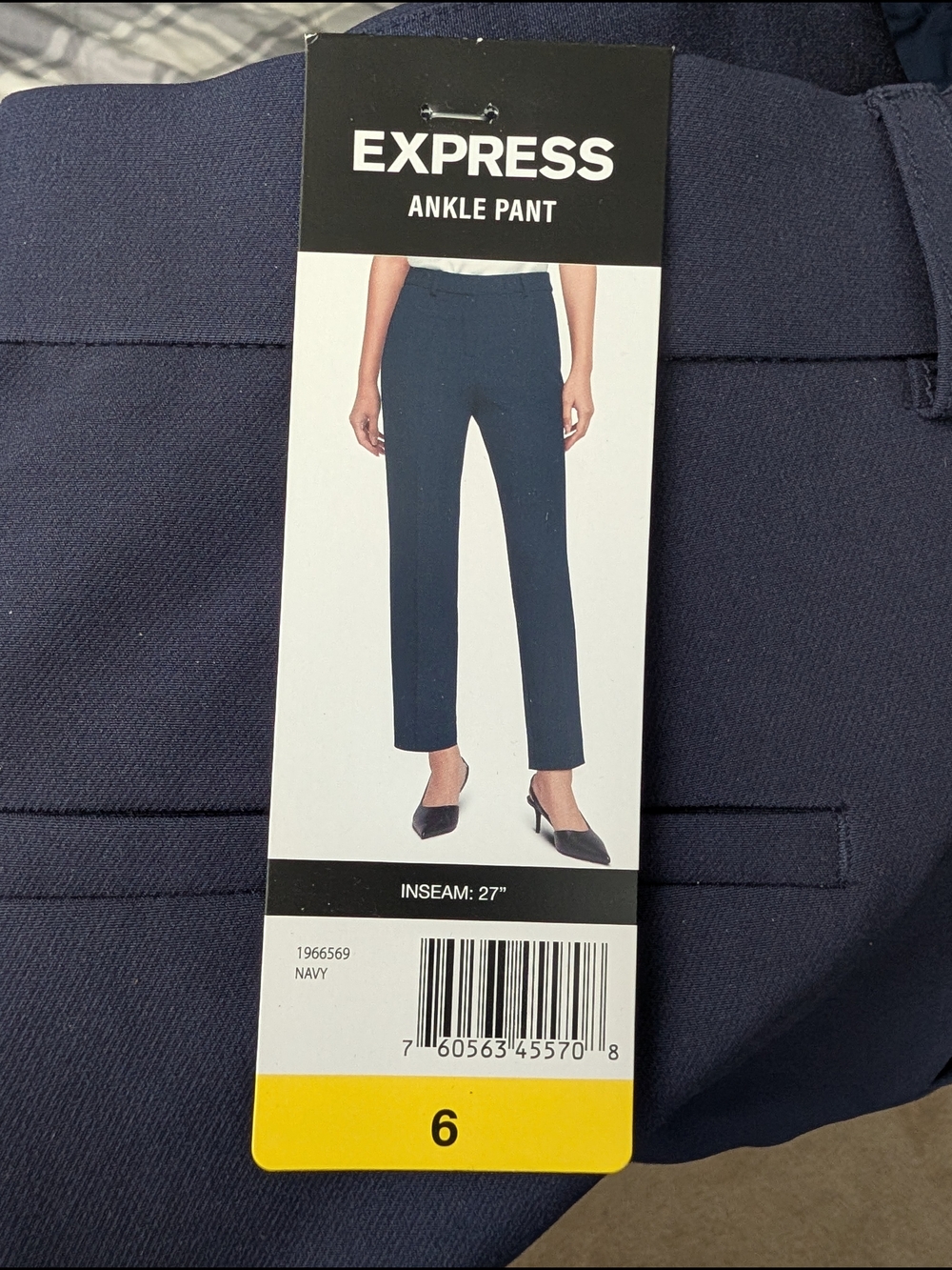 Express Ankle Pant - Navy